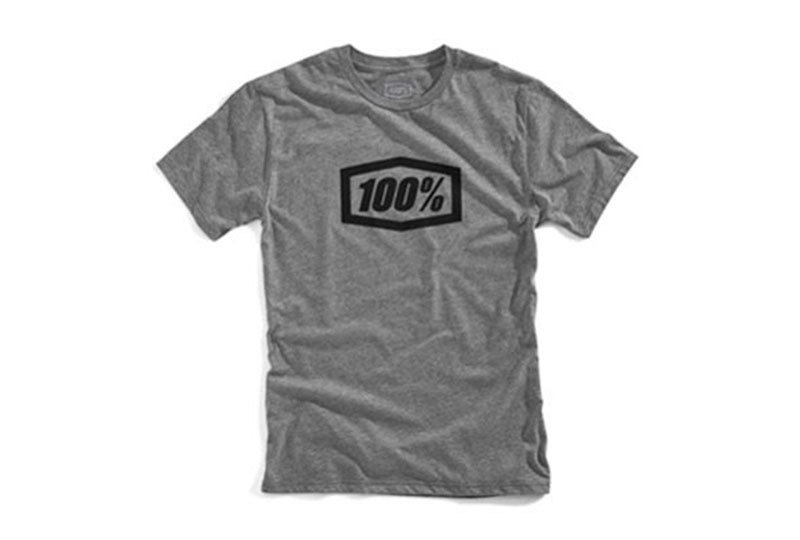[100%] 백퍼센트 에센셜 티셔츠 (건메탈 헤더)